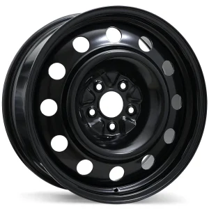 Fast Wheels – Steel / Acier – Black – 16″x6.5″ 40mm – All weather Wheels – S39-1665-65BN+40C720
